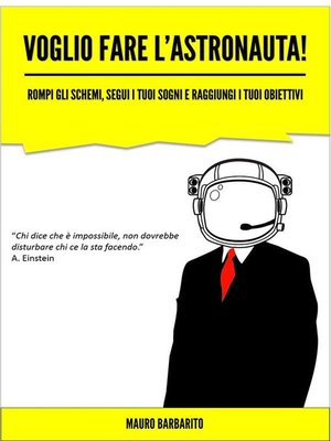 cover image of Voglio fare l'astronauta!